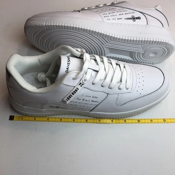 DAVESHOES Mamba 24 White Mens Sneaker - Picture 12 of 14